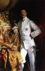 Sir Frank Swettenham -   John Singer Sargent Oil Painting