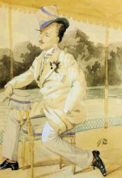 A Dandy -   James Tissot oil painting