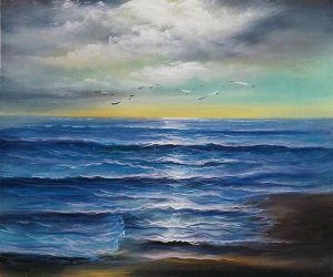 Afternoon Tide - Oil Painting Reproduction On Canvas