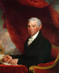 James Munroe II - Gilbert Stuart Oil Painting