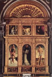 Polyptych of S. Vincenzo Ferreri - Giovanni Bellini Oil Painting
