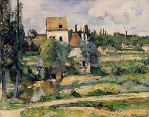 Mill on the Couleuvre at Pontoise -  Paul Cezanne Oil Painting