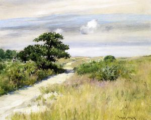 Shinnecock Hills 9 -  William Merritt Chase Oil Painting