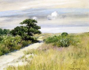 Shinnecock Hills 9 - William Merritt Chase Oil Painting