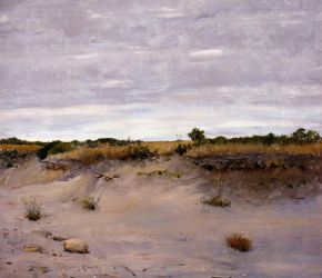 Wind Swept Sands, Shinnecock, Long Island - William Merritt Chase Oil Painting