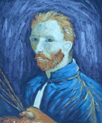 Self Portrait, 1889 -   Vincent Van Gogh Oil Painting