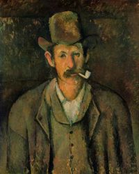 Man with a Pipe - Paul Cezanne Oil Painting