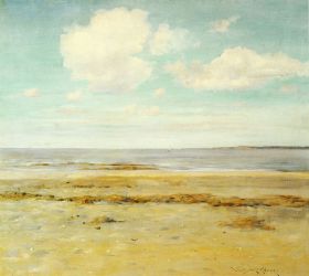 The Deserted Beach - William Merritt Chase Oil Painting