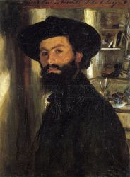 Alberto Falchetti -  John Singer Sargent Oil Painting