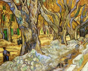 Large Plane Trees V -  Vincent Van Gogh Oil Painting