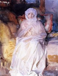 Mrs. Gardner in White - Oil Painting Reproduction On Canvas