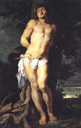 St Sebastian -   Peter Paul Rubens Oil Painting