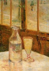 Still Life with Absinthe -   Vincent Van Gogh Oil Painting