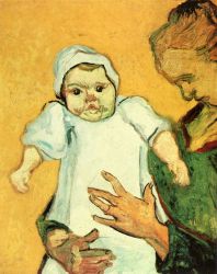 Mother Roulin with Her Baby V - Vincent Van Gogh Oil Painting