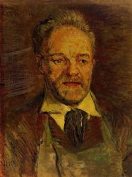 Portrait of Pere Tanguy VI - Vincent Van Gogh Oil Painting