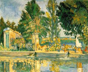 Jas de Bouffan, the Pool - Oil Painting Reproduction On Canvas