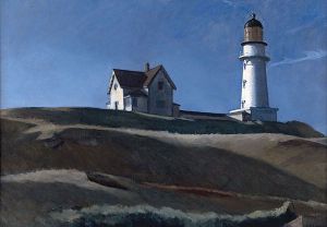 Lighthouse HIll -   Edward Hopper Oil Painting