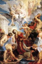 The Martyrdom of St. Stephen -   Peter Paul Rubens Oil Painting