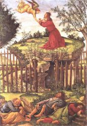 Agony in the Garden - Sandro Botticelli Oil Painting