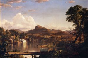 New England Scenery II -  Frederic Edwin Church Oil Painting