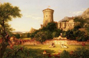 The Past -  Thomas Cole Oil Painting