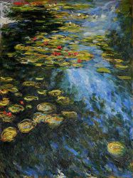 Water Lilies (Yellow and Green) -  Claude Monet Oil Painting