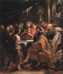 Last Supper 2 - Peter Paul Rubens Oil Painting