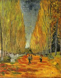 Les Alychamps V -  Vincent Van Gogh Oil Painting