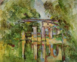 Aqueduct and Lock -  Paul Cezanne Oil Painting