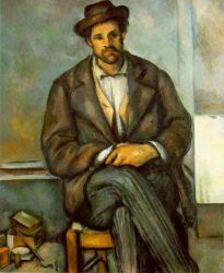 Seated Peasant II -   Paul Cezanne Oil Painting