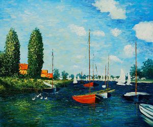 Argenteuil II -   Claude Monet oil painting