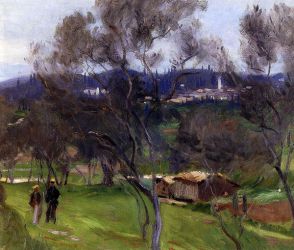 Olive Trees, Corfu -   John Singer Sargent Oil Painting