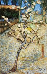 Pear Tree in Blossom -  Vincent Van Gogh Oil Painting