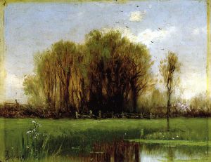 Landscape with Water - Alfred Thompson Bricher Oil Painting