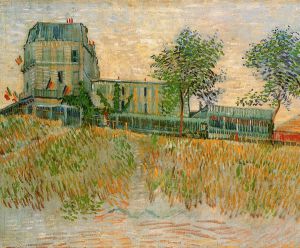 The Restaurant de la Sirene at Asnieres - Vincent Van Gogh Oil Painting