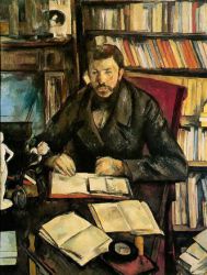 Portrait of Gustave Geffroy -   Paul Cezanne Oil Painting