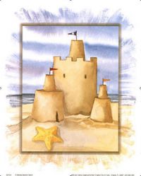 Sandcastle and Pentagram - Oil Painting Reproduction On Canvas