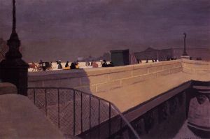 The Pont Neuf - Felix Vallotton Oil Painting