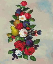 Flowers Bearing Fruit - Oil Painting Reproduction On Canvas