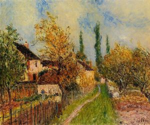 Path at Sablons -  Alfred Sisley Oil Painting