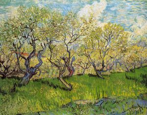 Orchard in Blossom VI - Vincent Van Gogh Oil Painting