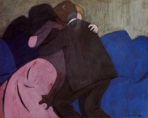 The Kiss -  Felix Vallotton Oil Painting