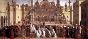 Sermon of St Mark in Alexandria -    Giovanni Bellini Oil Painting