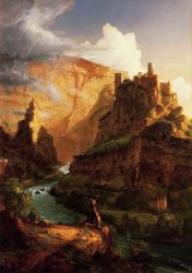 Valley of the Vaucluse -  Thomas Cole Oil Painting