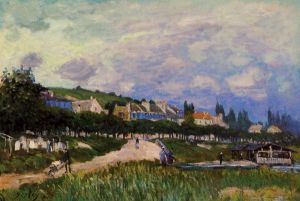 The Laundry -   Alfred Sisley Oil Painting