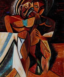 Lamitie 1908 -  Pablo Picasso Oil Painting