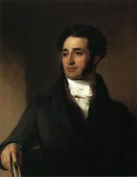 Jared Sparks -   Thomas Sully Oil Painting