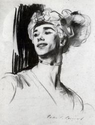 Vaslav Nijinsky in Le Pavillon d'Armide - John Singer Sargent Oil Painting