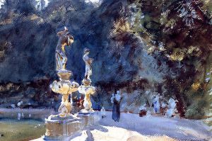 Florence: Fountain, Boboli Gardens -   John Singer Sargent oil painting