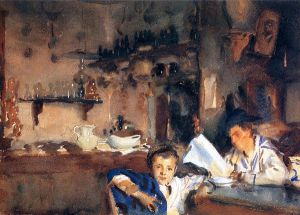 Venetian Interior II - John Singer Sargent Oil Painting